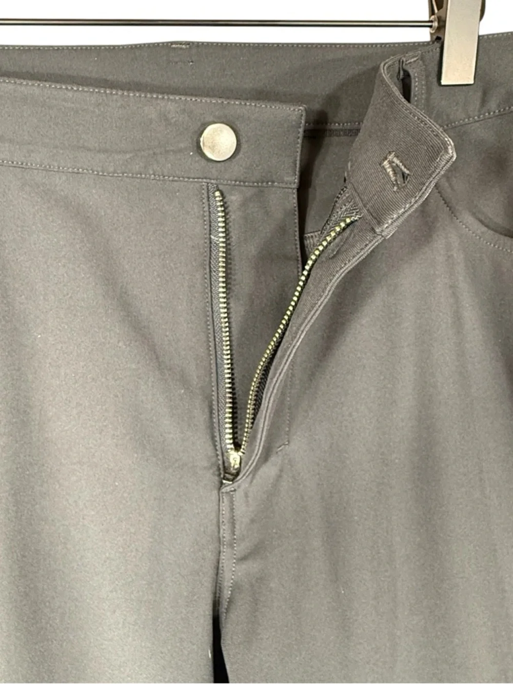 Lululemon Men's Commission Pants Straight Leg Classic Fit Warpstreme Gray Sz 40
